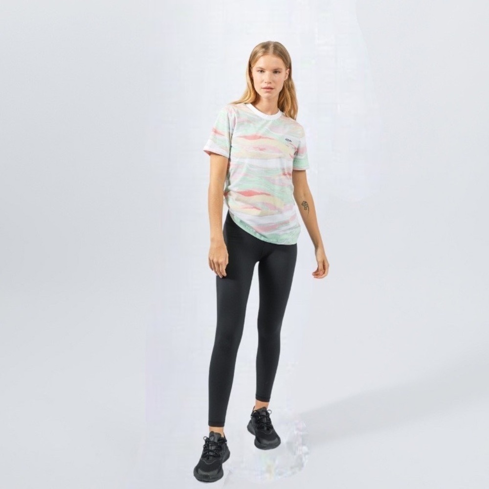 NWT Adidas Originals Women's R.Y.V. TEE Multicolor Pastel Sz XS